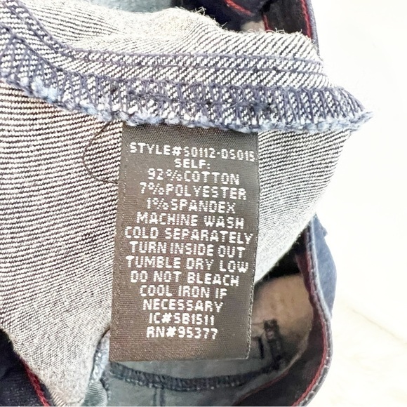 SANCTUARY DARK DENIM JEAN BUTTON FRONT PENCIL SKIRT WOMENS SZ 29 - Picture 4 of 4